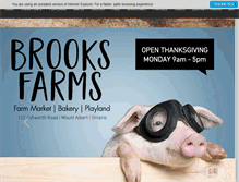 Tablet Screenshot of brooksfarms.com